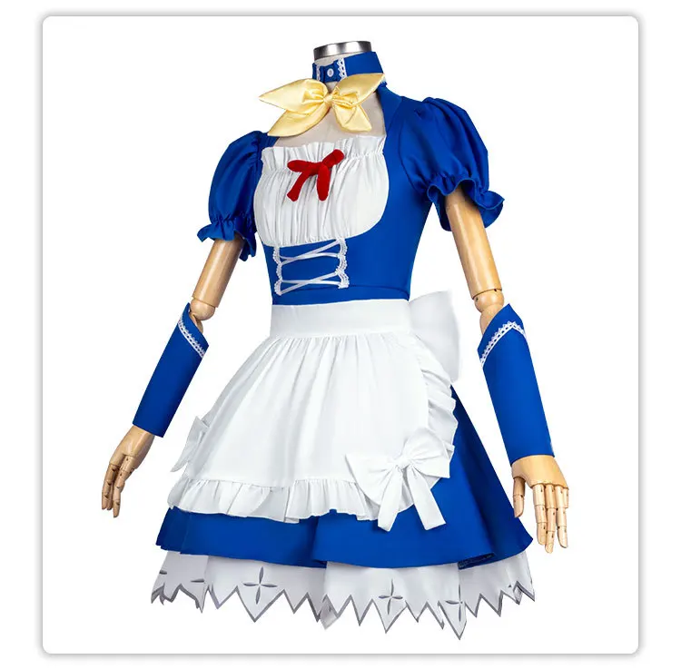 Classic Maid Costume with Wig for Women