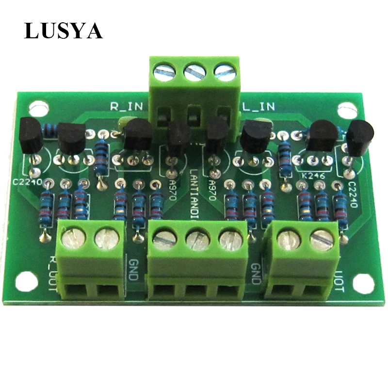 Lusya-preamplificador de Sinal Amortecedor para cd Player 1218v