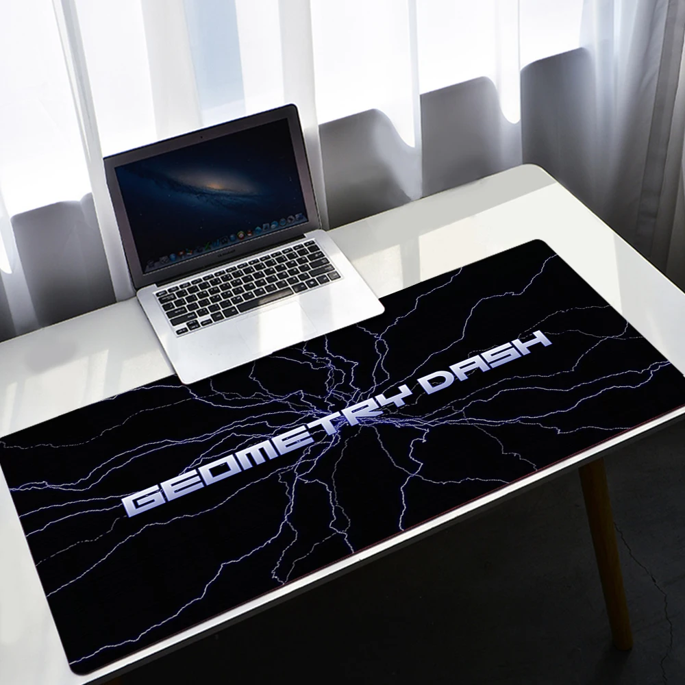 

Geometry Dash Mouse Pad Gamers Decoracion Large Completo Gabinete Pc Gamer Desk Mat Keyboard Gaming Accessories Laptop Mousepad