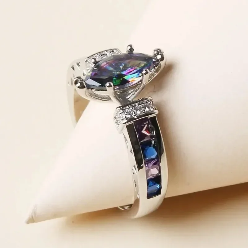 Women Torina Crystal Quartz Ionix Ionix Therapy Quartz Crystal For Weight Loss Lymph Drainage Magnetic Therapy Rings 5