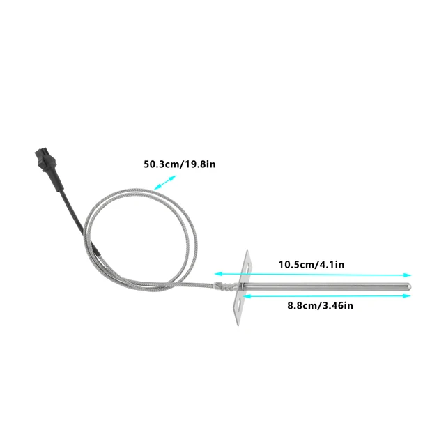 1Pc 304 Rozsdamentes Acél Rtd Hőmérsékleti Érzékelő Szonda 105P350 Illeszkedik A Pit Főnök Sorozatához Grill Pb820D2 Pb820Ps1 Pb1100Ps1 Pb700Fbw2 - Image 4