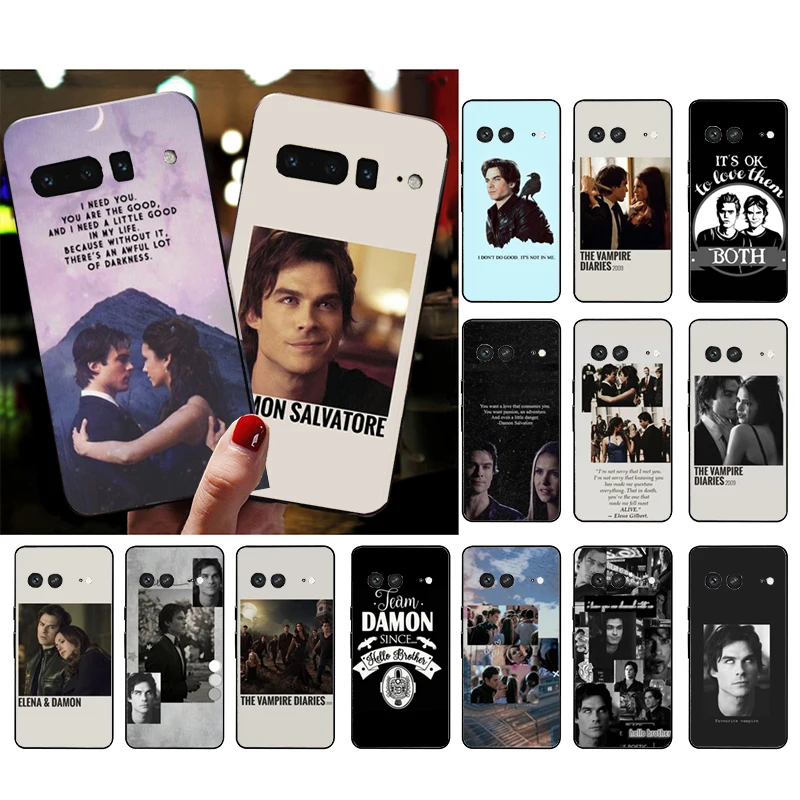 Vampire Diaries Custodia Per Telefono Damomo Ryan Per Google Pixel 7 Pro 7A 6A 6 Pro 5A 4A 3A Pixel 4 Xl Pixel 5 6 4 3 Xl 3A Xl 2 Xl Funda