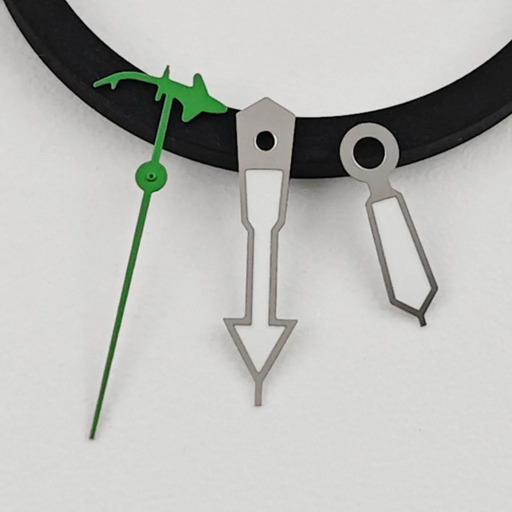 Luminous Green Shark Watch Hands