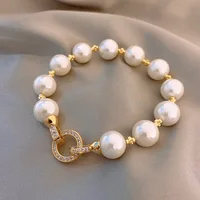 Nouveauté 2026 – Bracelet élégant en zircon et perles, style rétro et luxueux, pour femme – Bijou tendance en cristal, idéal pour les fêtes et cadeaux 4