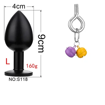 Anal Plug Double Bell Pendant Sex Toyes Lesbian Sex Toys For Woman Adult Sex Toys 6