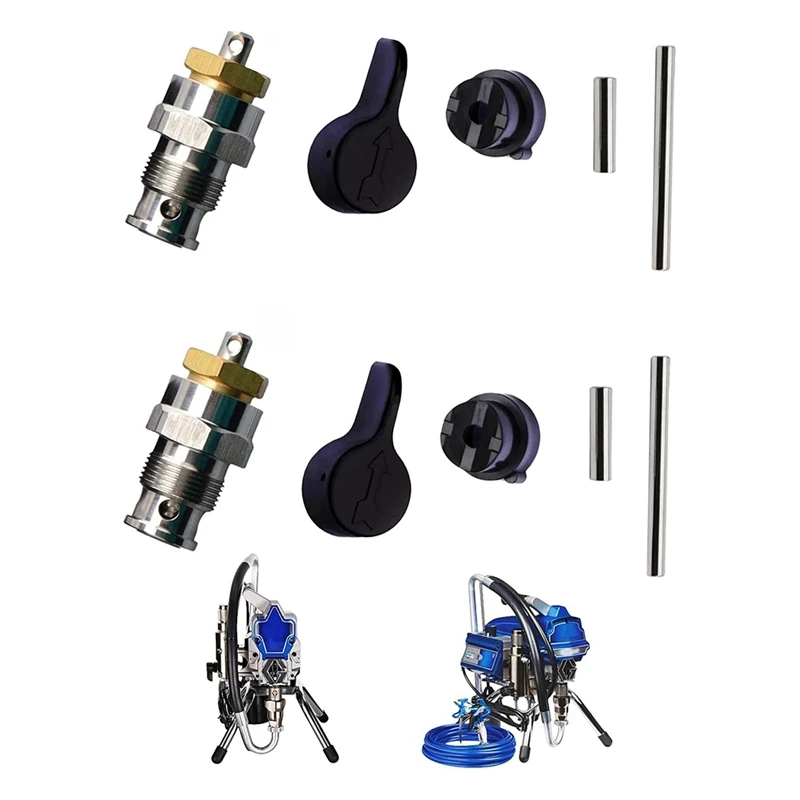 A60Z Top 2 Sets For QMTCYXGS 235014 Prime-Spray Valve Aftermarket Drain Valve Fits 210 230 390 395 490 Airless Paint Sprayer