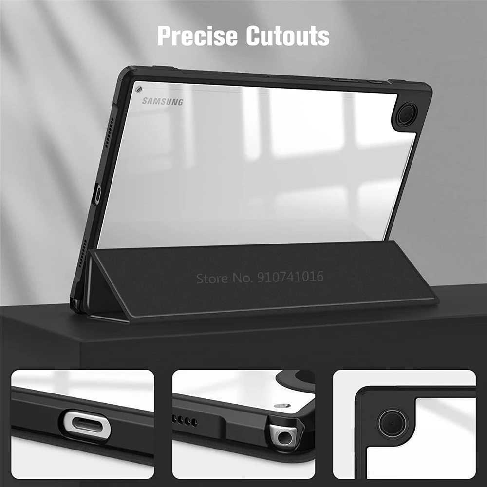 Capa para Tablet pu com Suporte para Samsung Capa para Galaxy Tab a8 Sm-x200 X205 105 in 2023 - Imagem 4