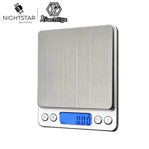 3000g X 0.1g Digital Gram Scale Pocket Electronic Jewelry Weight Scale 500g X 0.01g Scale / NO Retail Packaging