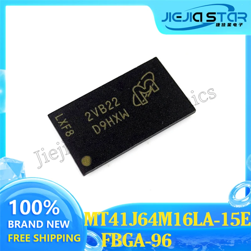 MT41J64M16LA-15E:B MT41J64M16LA engraving D9HXW 1Gb BGA96 DDR3 memory chip 100% brand new original electronics h5tq4g63efr rdc smd fbga96 4gb ddr3 sdram memory chip brand new original