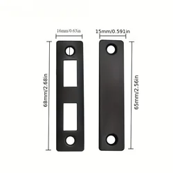 Enhanced Magnetic Door Catch Set - Heavy Duty Cabinet and Drawer Closure System, 2 - Pack, 30 lb Strength (2sets)