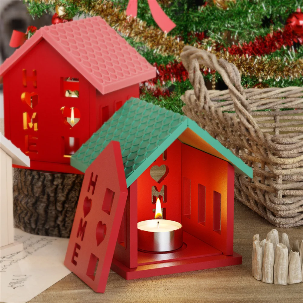 Description Picture 4 of item7pcs/set 3D House Silicone Molds DIY Resin Concrete Love House Candle Holder Mold House Shaped Decoration Ornaments Gypsum Mold