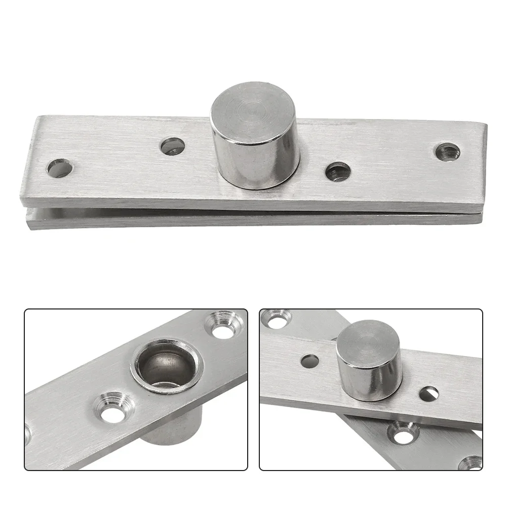 Stainless Steel 360 Degree Rotary Door Pivot Up And Down Hinge For Wooden Door Cabinet Furniture Hardware