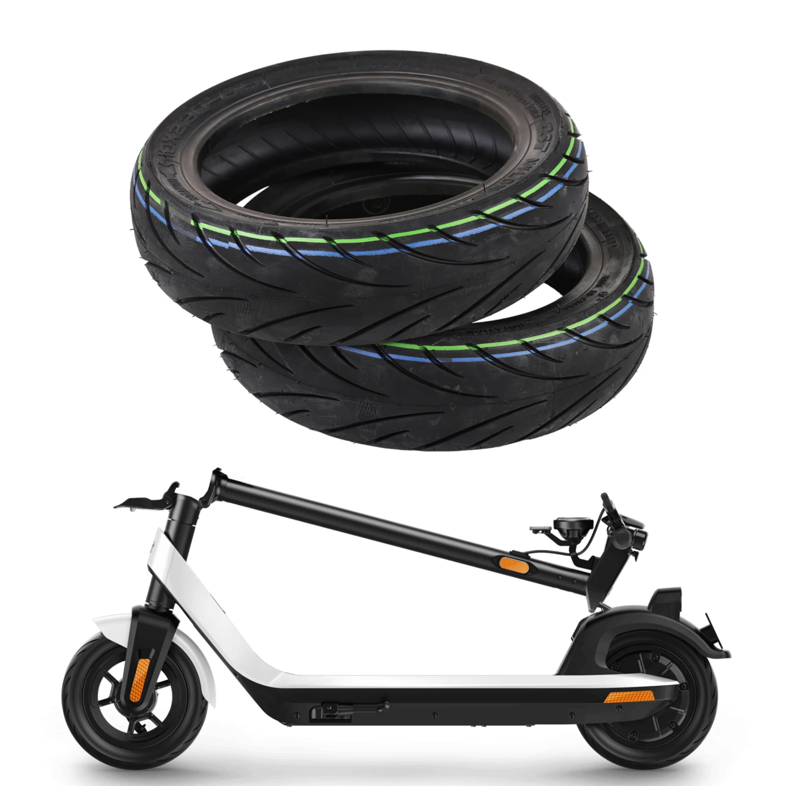 LINGHUANG Lot de 2 pneus sans tubeless de 10 x 2,30-6,5 pour scooter  électrique NIU KQi2 Pro - Accessoires de rechange avant et arrière -  Antidérapants, durables, anti-explosions : : Sports et Loisirs