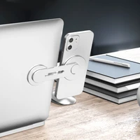 Magnetic Phone Holder For IPhone 13/14 for magsafe Metal Laptop Phone Stand Monitor Display Side Mount Tablet For IMac Bracket - Image 3