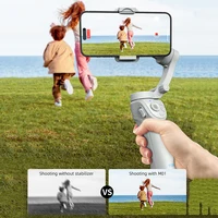 M01 AI Face Following Light Stabilizer with Mini Tripod Smart Gimbal Selfie Stick for YouTube Live Streaming and Travel Portable - Image 4