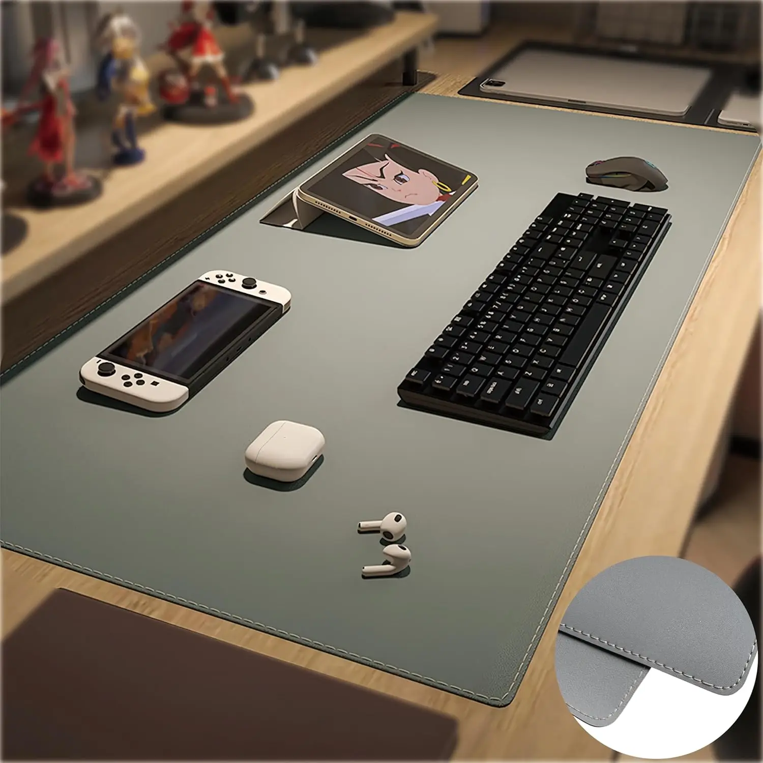 Mouse Pad Desk Pad Waterproof Laptop Computer Desk Keyboard Mat Table Protector Blotter Mat for Office Work Home Decor