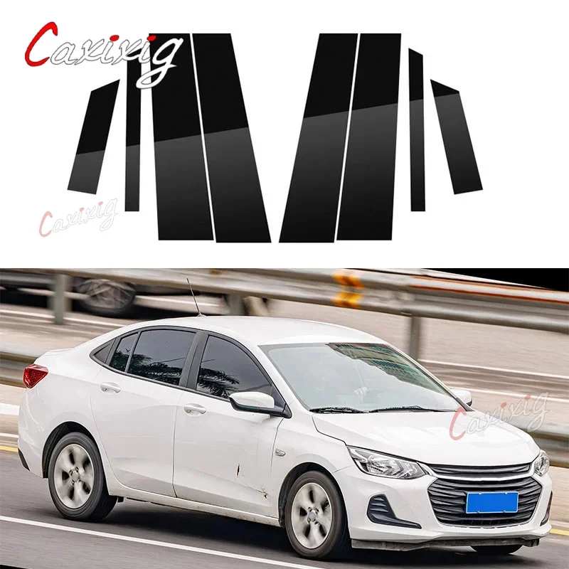 

Автомобильные столбы, отделка крышки, украшение для Chevrolet Onix 2020, 2021, 2022, 2023, набор крышек для окон, наклейки на колонку BC