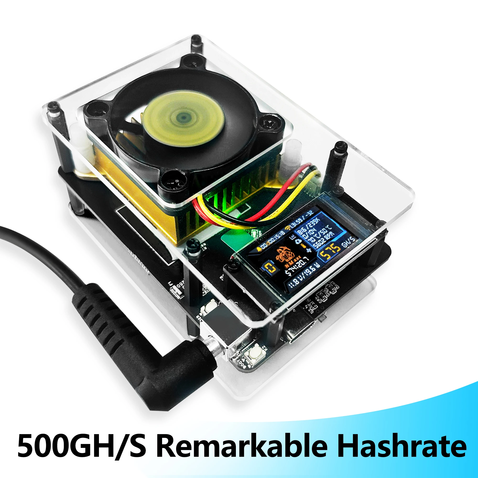 Crypto-Fosho - ビットコインマグネット BTCロゴ ブラック 冷蔵庫マグネット - Lサイズ 5インチ x 3