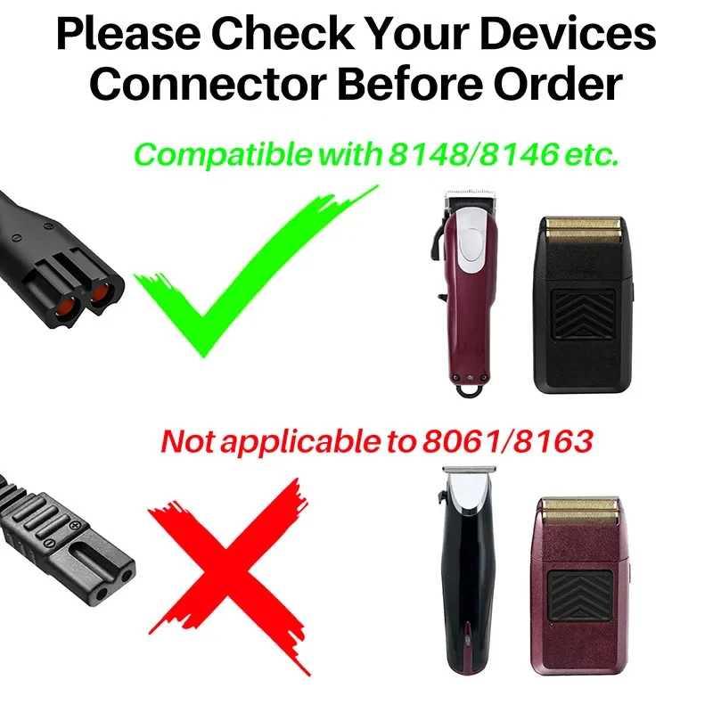 4V 2A Clipper Charger Adapter for Wahl Magic Cordless Trimmer 8148 8164 8504 8509 8591 5-Star Magic Clip Cordless Trimmer Cord charger adapter power supply adapter battery charger adapter