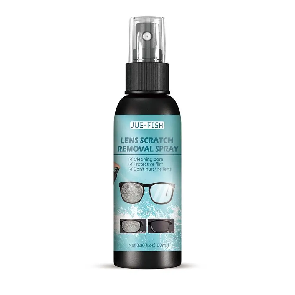 100ML Glass Cleaner Lens Cleaner Glasses Sunglasses Spray Supplies Bottle Eyewear Solution Accessories Eyeglass Cle V8L1