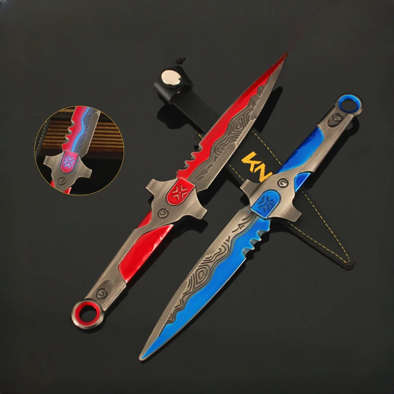 Valorant Weapon VCT LOCK//IN Misericordia Noctilucent Knife 21cm Game Peripheral Metal Model Samurai Sword Gifts Toys for Boys cosplay sword cosplay prop cosplay toy