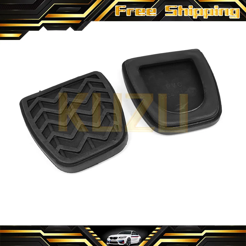 2PC Clutch Brake Pedal Pad Rubber For Toyota Camry Hilux Vigo car pedals,pedal cover