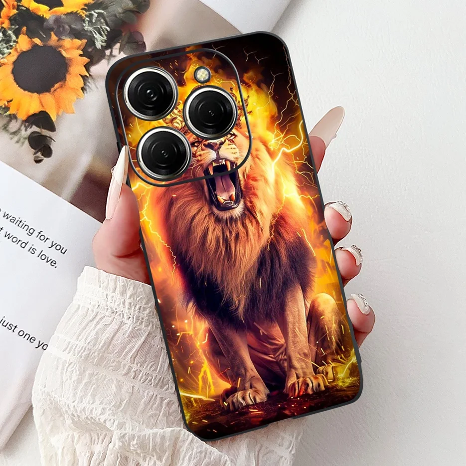 Stylish Painted Soft TPU Phone Case - For Tecno Spark 20 Series