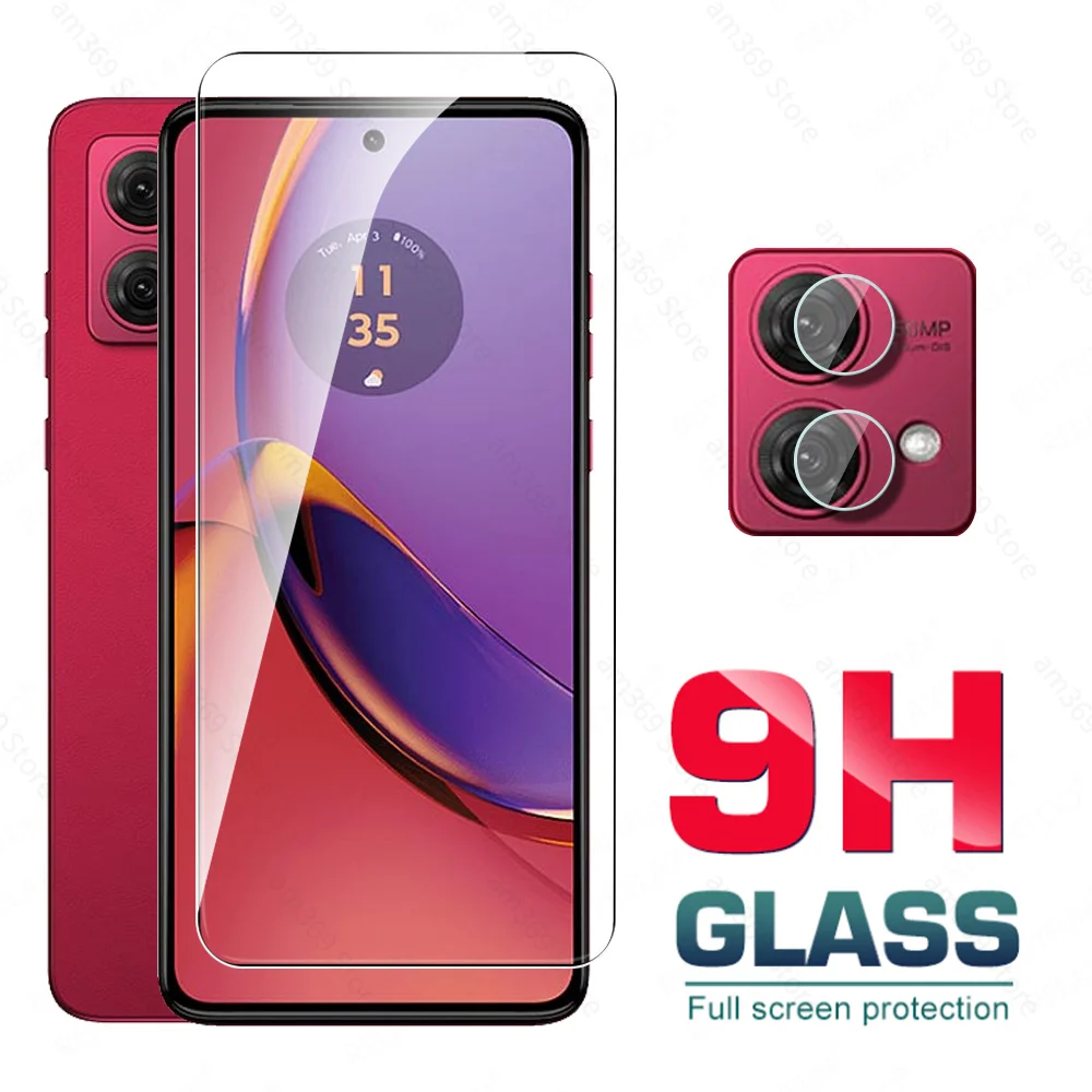 Custodia 2 In 1 9H Glas Per Motorola Moto G84 5G Vetro Temperato Su Per Motorola Moto G54 G14 4G Motog84 G 84 Protezione Dello Schermo Della Fotocamer