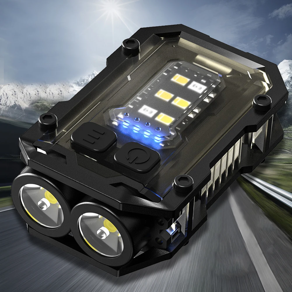 Description Picture 6 of itemSuper Bright Torch USB Charging Emergency Work Light Power Display LED Hat Clip Lamp Multifunctional for Camping Fishing Walking