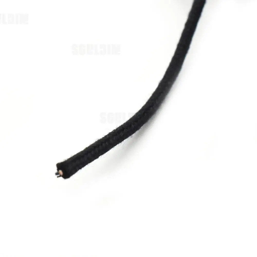 30M Guitar Pickup Cloth Covered Pre-tinned 7-strand Pushback Vintage-style Guitar Wire Parts Instrument Cable