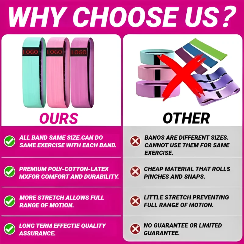 Fabric Resistance Hip Bands 5