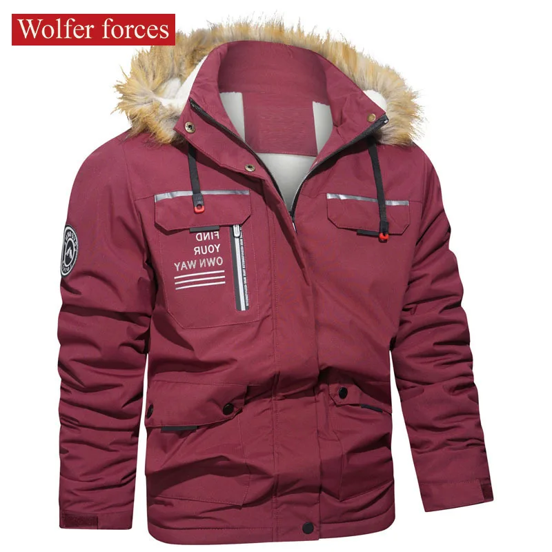 Men's Cold Jackets Winter Casual Style Track Jacket Man Jacket Techwear Oversize Sport Outdoor Cardigan Mountaineering