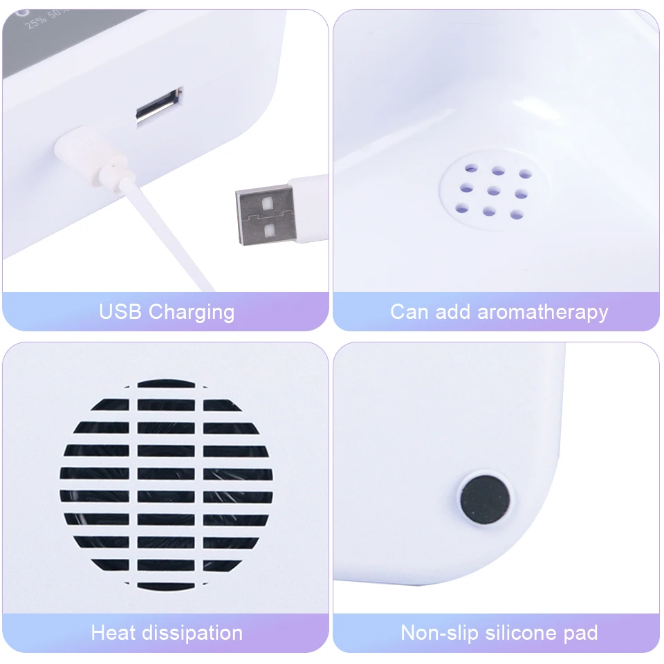 UV Light Sanitizer Box Tweezers/Phone/Baby care sterilizer Portable UVC Disinfectant Aroma Function for Eyelash Extension Tool