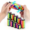3D 7 Level Rotate Slide Cylinder Sliding IQ Puzzle Toys Kids Educational Brain Teasers Fidget Sensory Finger Magic Tower Toy 6