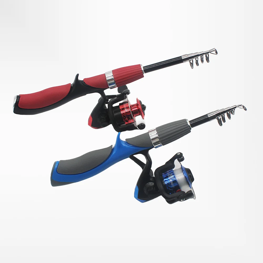 Description Picture 2 of itemKids Fishing Pole Set Fishing Rod For Children Child Telescopic Fishing Rods With Spinning Reel Baits Hook Saltwater Freshwater