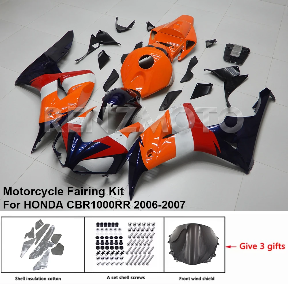 

For HONDA CBR1000RR 2006-2007 Fairing R/Z CH7R18 Motorcycle Set Body Kit Decoration Plastic Guard Plate Accessories Shell