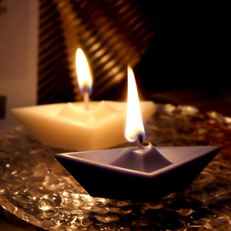 

Силиконовая форма молитвенный корабль, 3D Бумажная лодка, мыло, Ароматизированная форма в виде свечи, домашний декор, ремесло, «сделай сам», инструмент для украшения торта