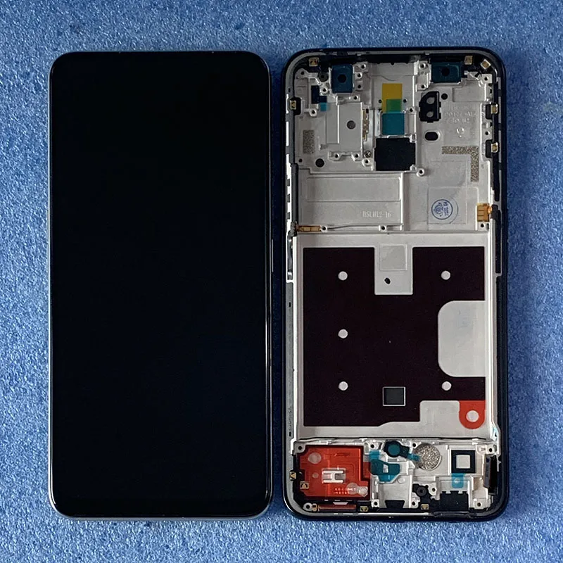 6.53 "Originale Amoled Axbust Per Oppo Reno2 Z Reno 2Z 2 Z Display Lcd Cornice Touch Panel Digitizer Per Reno 2 F