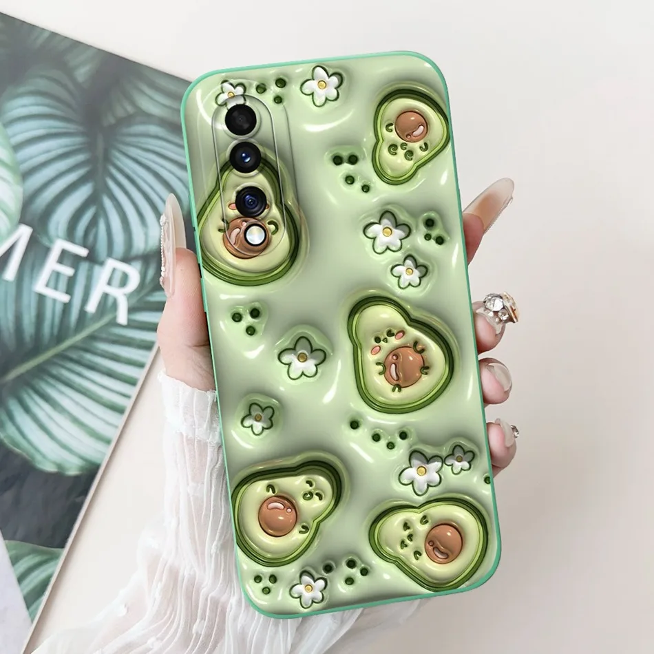 Cute Panda & Rabbit Cartoon Soft Silicone Shockproof Case - Fits Select Honor Models