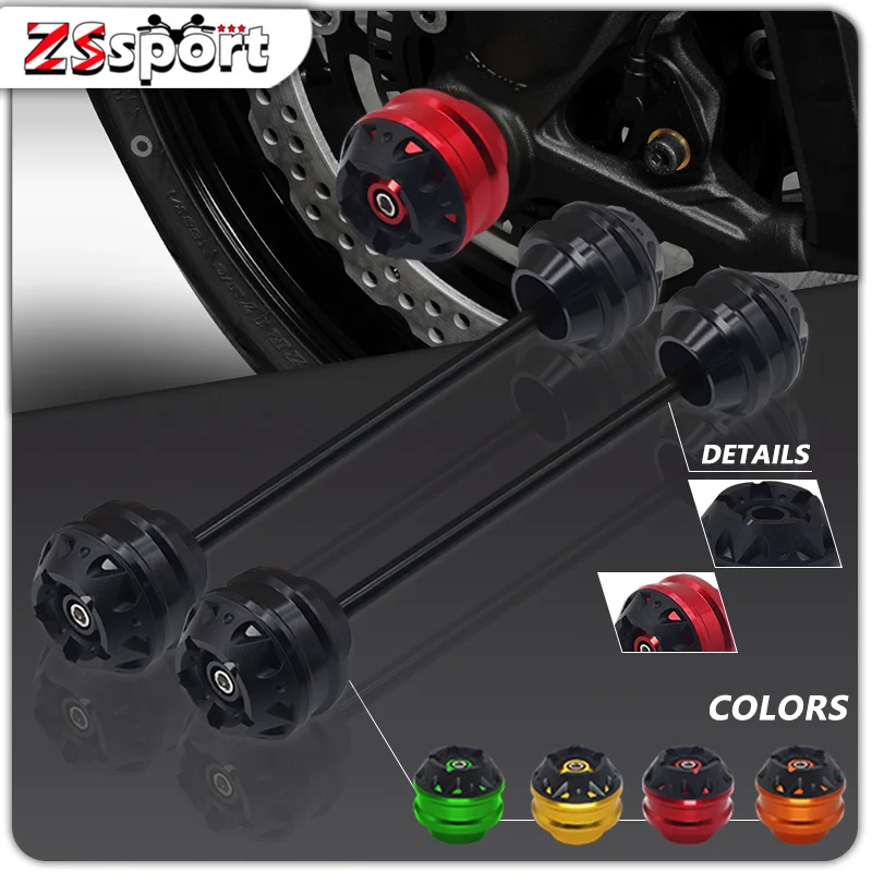 

For YAMAHA YZF-R25 2014-2021 2022 2023 Motorcycle Accessories Front Rear Wheel Fork Slider Axle Crash Protector Cap yzfr25 yzf