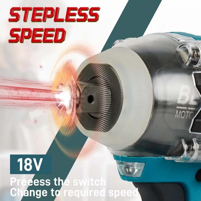 Makita TW004 charging impact wrench 40V electric wrench wind cannon brushless lithium high torque electric tool 3