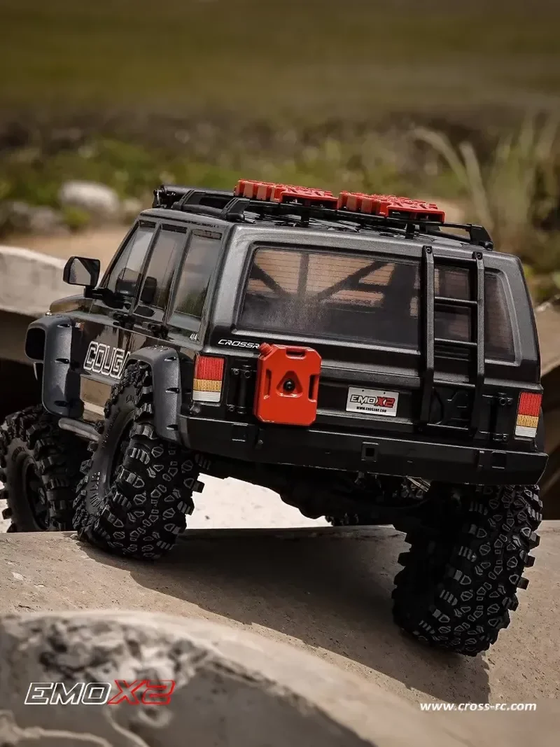 Crossrc1: 8new Remote Control Emo X2 Lion 1/8 Climbing Vehicle Off Road Rtr Differential Lock Dual Speed Door Bridge Wade Throat 5