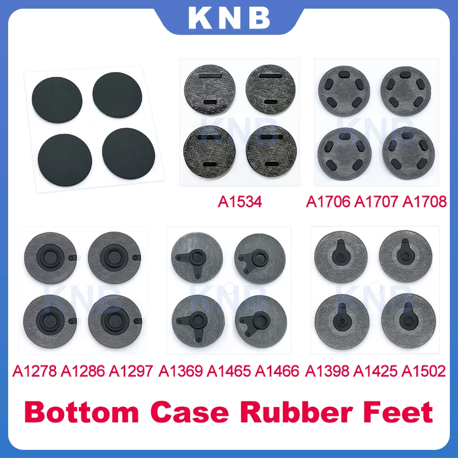 4pcsBottomCaseRubberFeetForMacbookProAirA1278A1286A1297