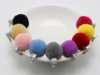 10 Pair Furry Pom Pom Ball Clip On Ear Snap Earring NO Piercings 20mm 3