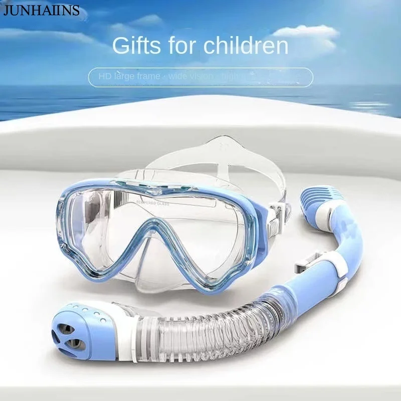 Maschera Subacquea Bambini Full Face Hd Maschera Subacquea Antiappannamento Maschera Subacquea Set Bambini Nuoto Attrezzatura Da Snorkeling