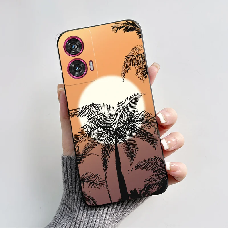 Silicone TPU Fashion Love Heart Cartoon Shockproof Phone Case for Motorola Edge 50 Fusion