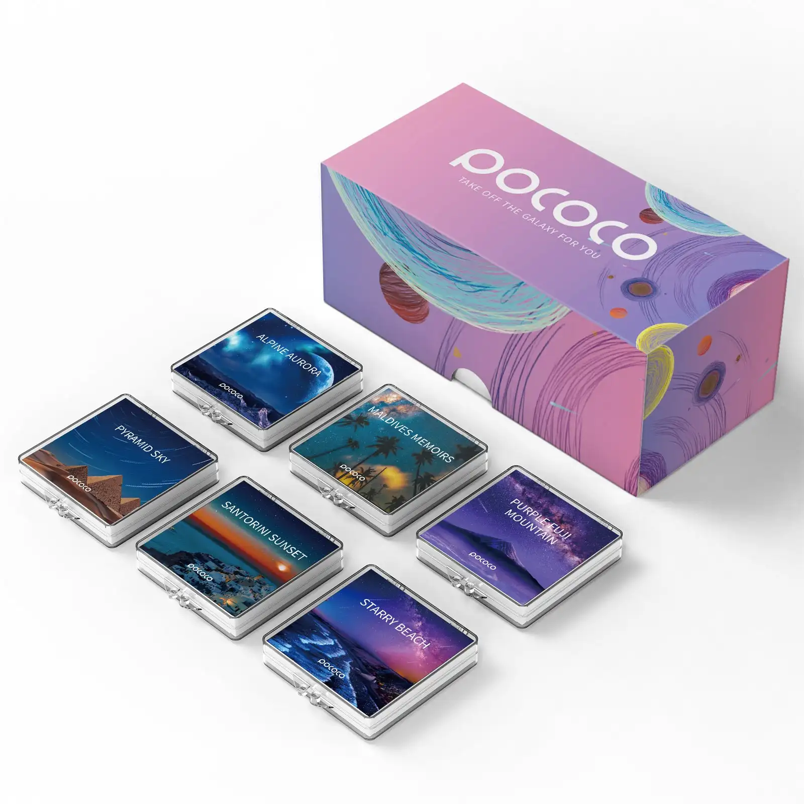 Dreamy Nature - Discs for POCOCO Galaxy Projector, 5k Ultra HD, 6 Pieces ( No Projector )