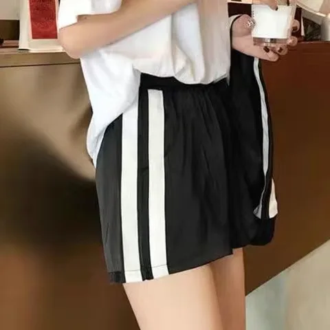 Single piece black matching shorts