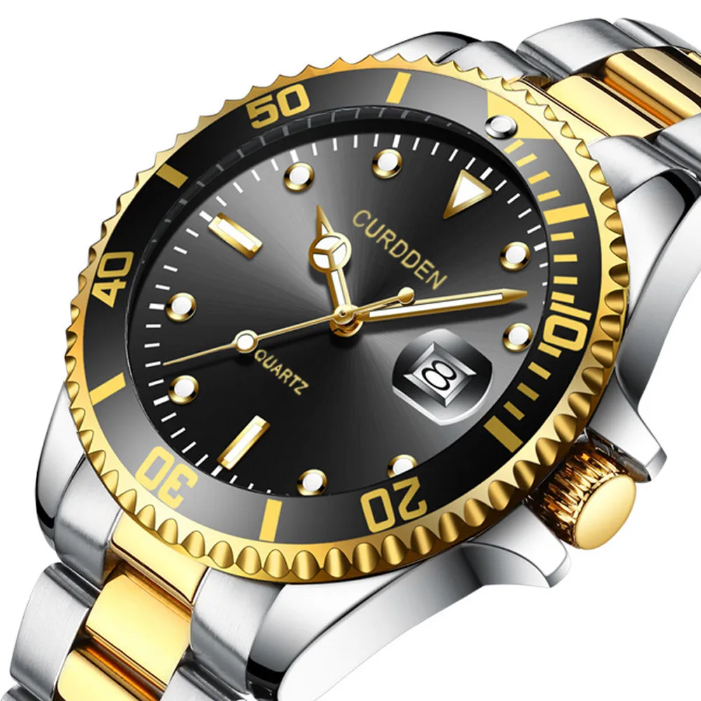 

Fashion Mens Watch Retro Waterproof Silver Stainless Steel Ultrathin Wristwatch Diamond Quartz Relojes Raros Originales Hombres