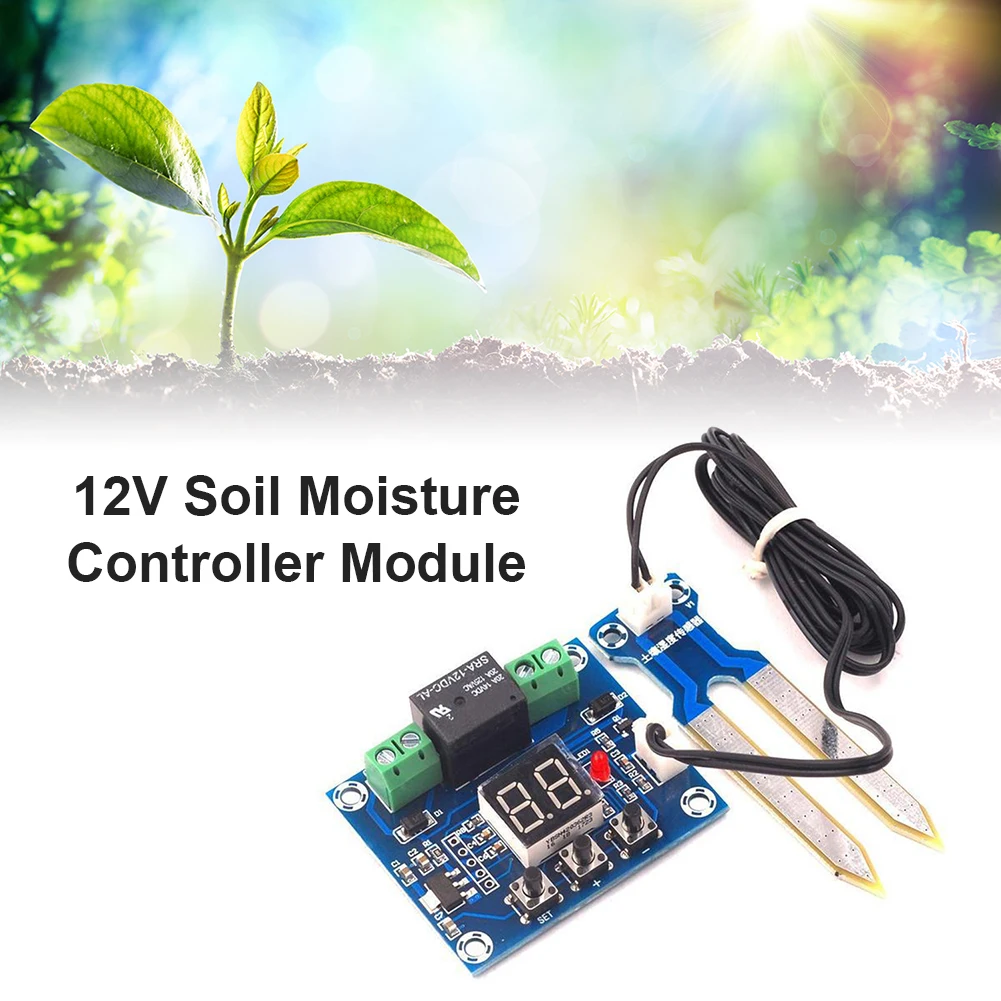 5-1PCS 12V Digital Auto Watering Module Soil Humidity Sensor Controller Soil Moisture test Irrigation System Automatic Detector